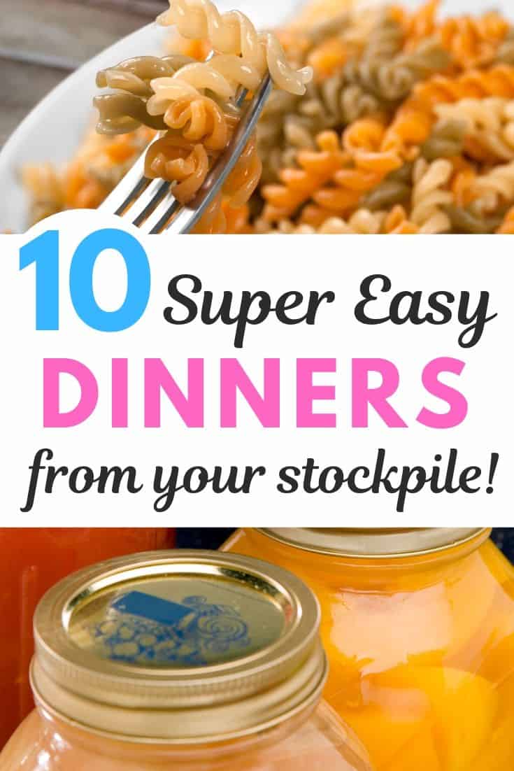 10 Easy Meals You Can Make From Your Pantry Saving Talents