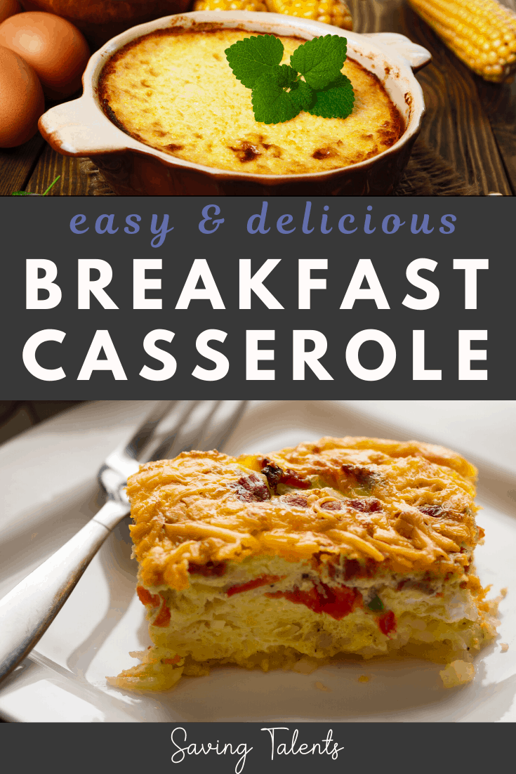 Easy & Delicious Egg Casserole Recipe For Breakfast or Brunch - Saving ...