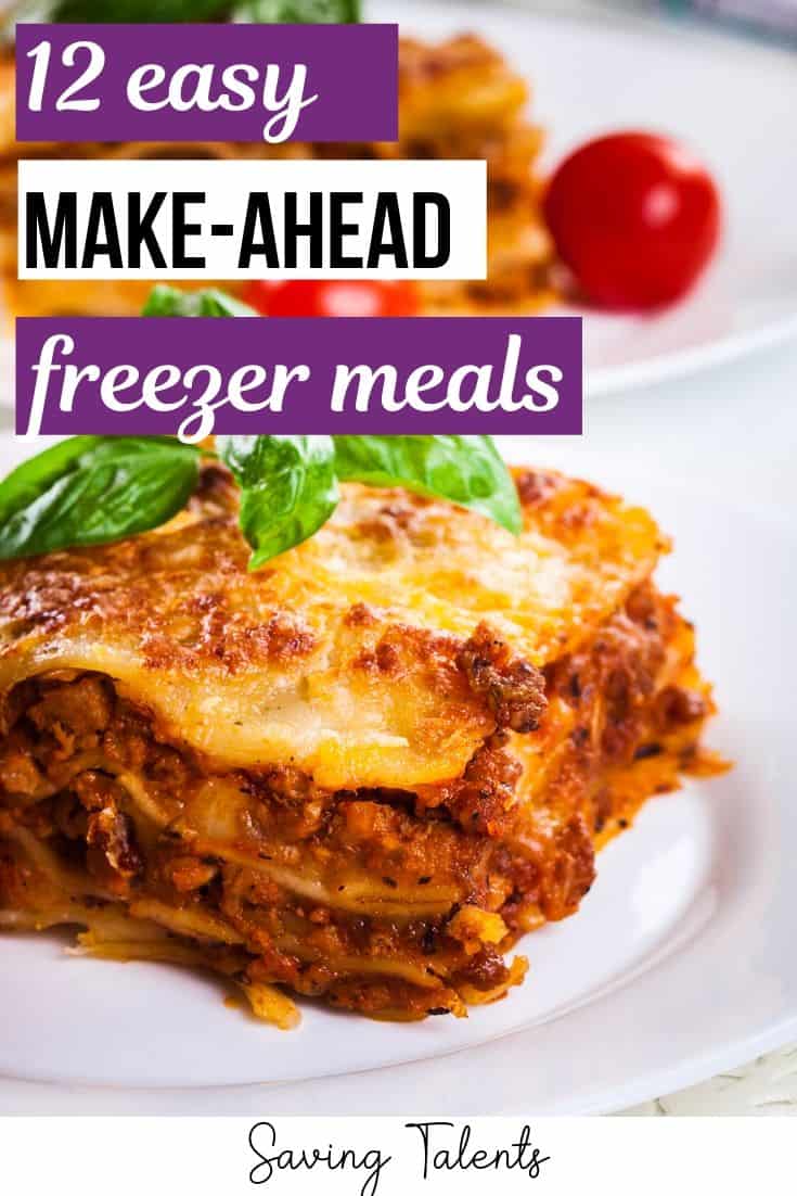 14 Easiest Make-Ahead Freezer Meals for Busy People - Saving Talents