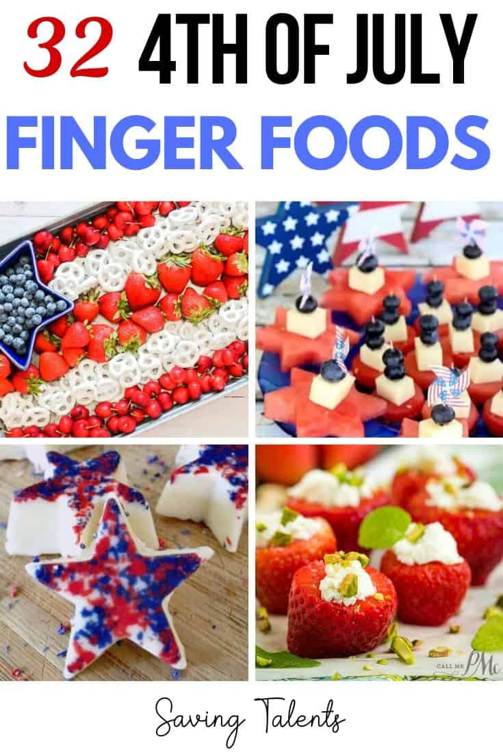 32 Patriotic 4th of July Finger Foods Saving Talents