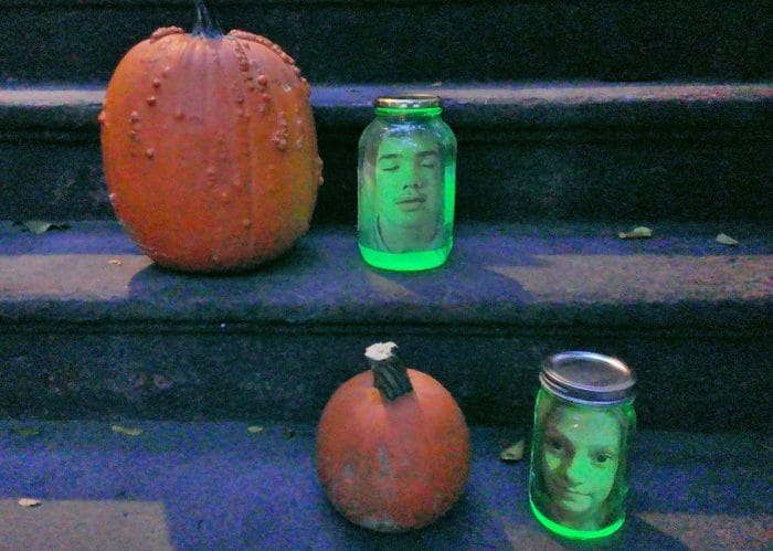 indoor Halloween decor
