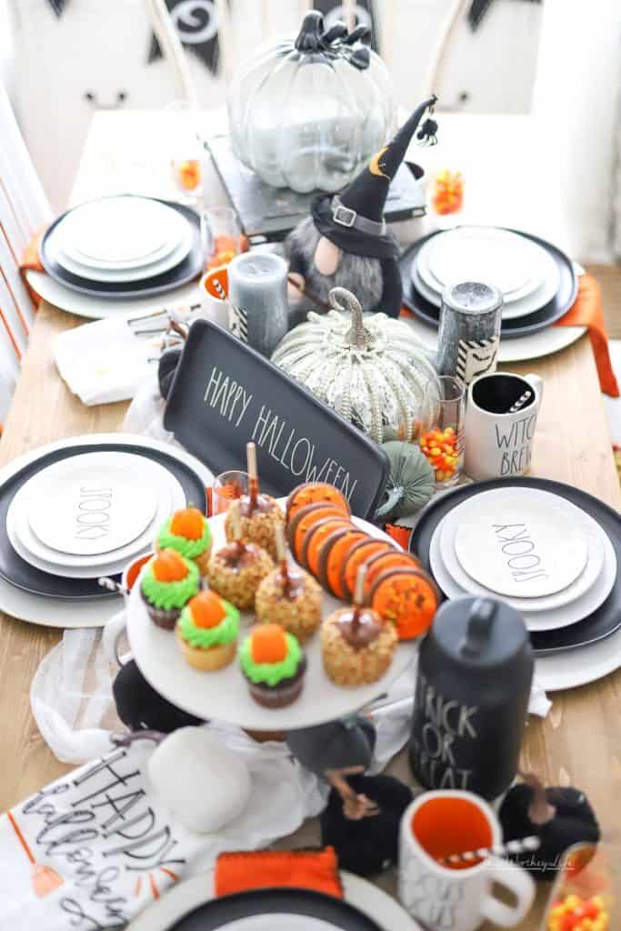 indoor Halloween decor