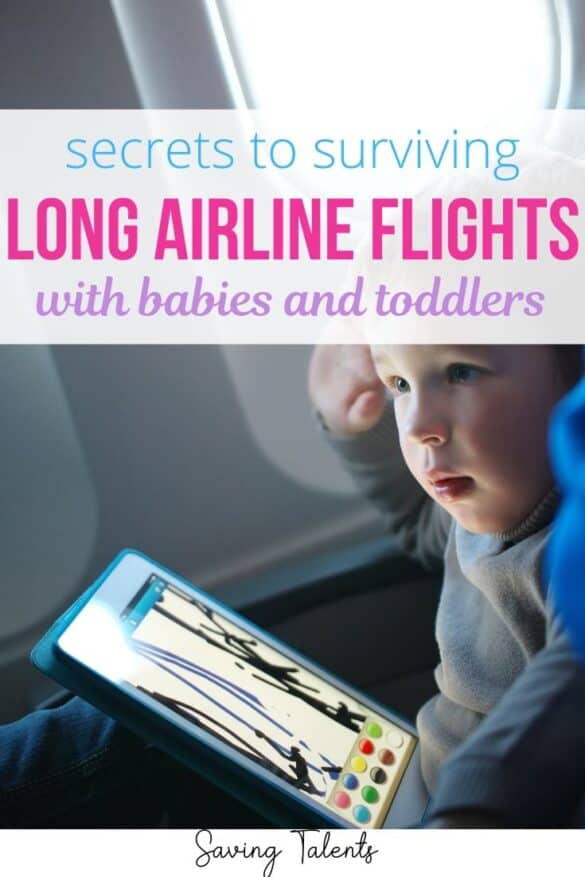 Ideas for Long Airline Flights with Toddlers Saving Talents