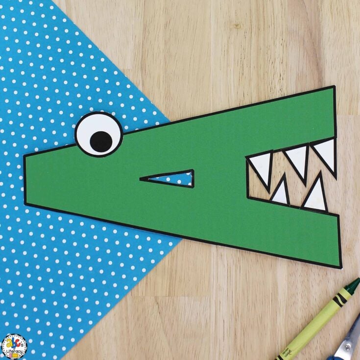 Image for Letter A Alligator Craft