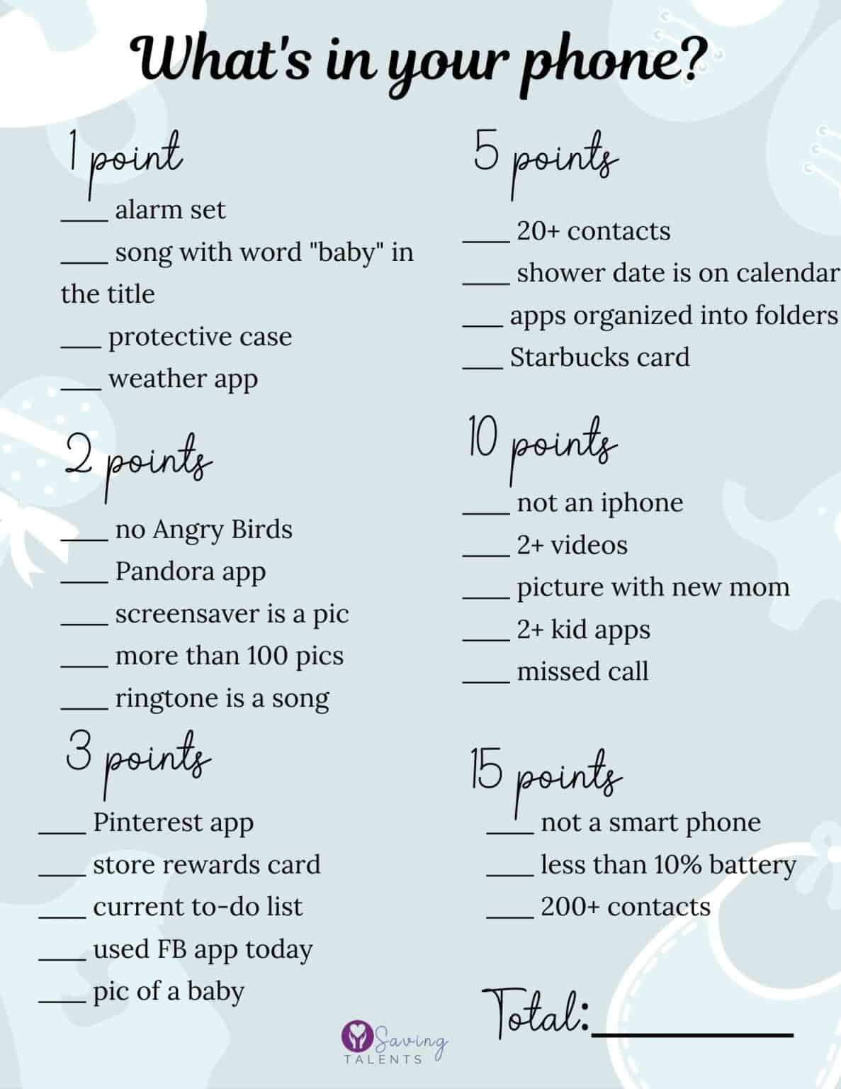 How to Host a Virtual Baby Shower (with free printable games)