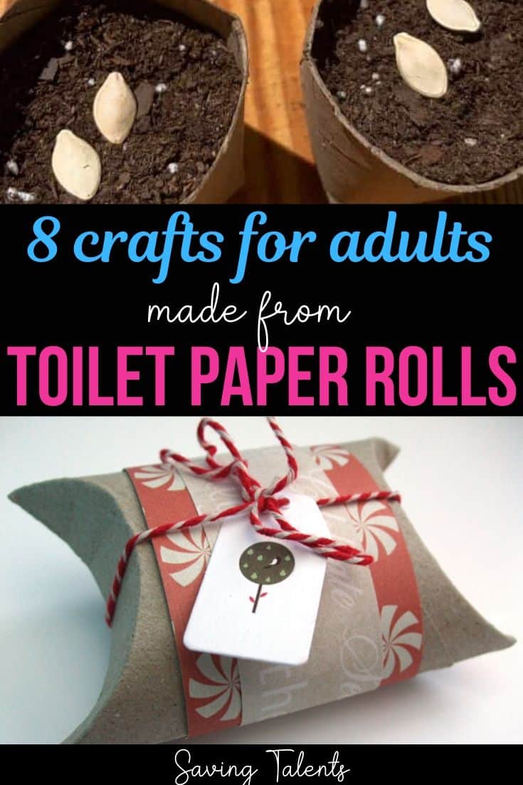 DIY Crafts for Adults Made from Toilet Paper Rolls