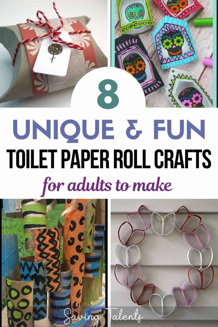 DIY Crafts for Adults Made from Toilet Paper Rolls
