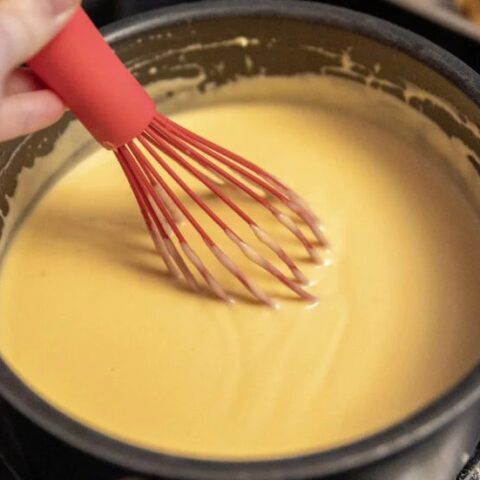 Béchamel White Sauce with Cheese