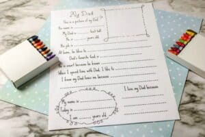 Free Father's Day Printables for Kids you can use right now