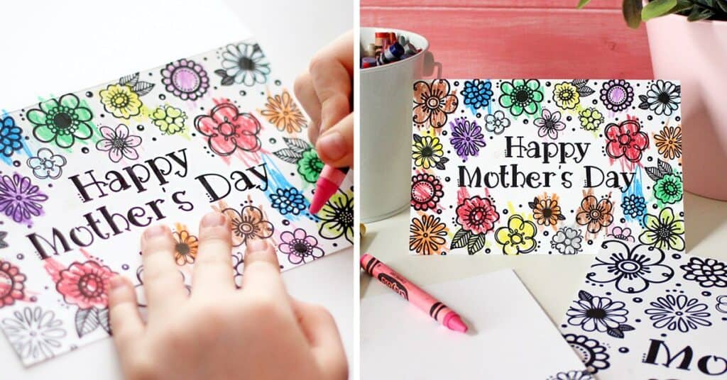 40 DIY Mother's Day Cards that Kids Can Make - Saving Talents