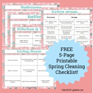 25 Free Printable Spring Cleaning Checklists For Everyone! - Saving Talents