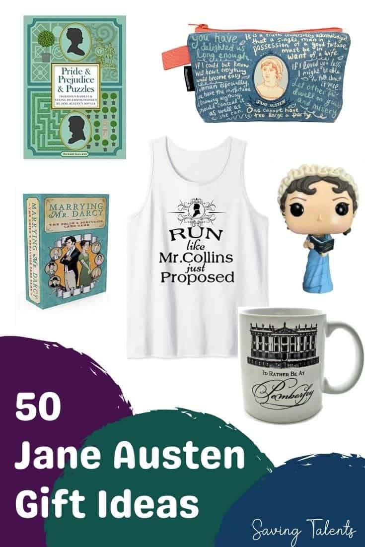 55 Gift Ideas for Jane Austen Lovers (Janeites) Saving Talents