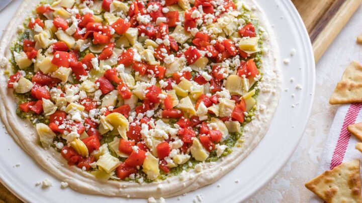 Image for Layered Pesto Appetizer Dip