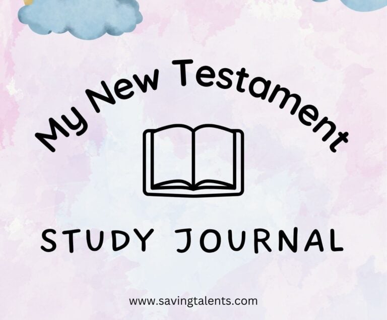 Free Printable New Testament Study Journal
