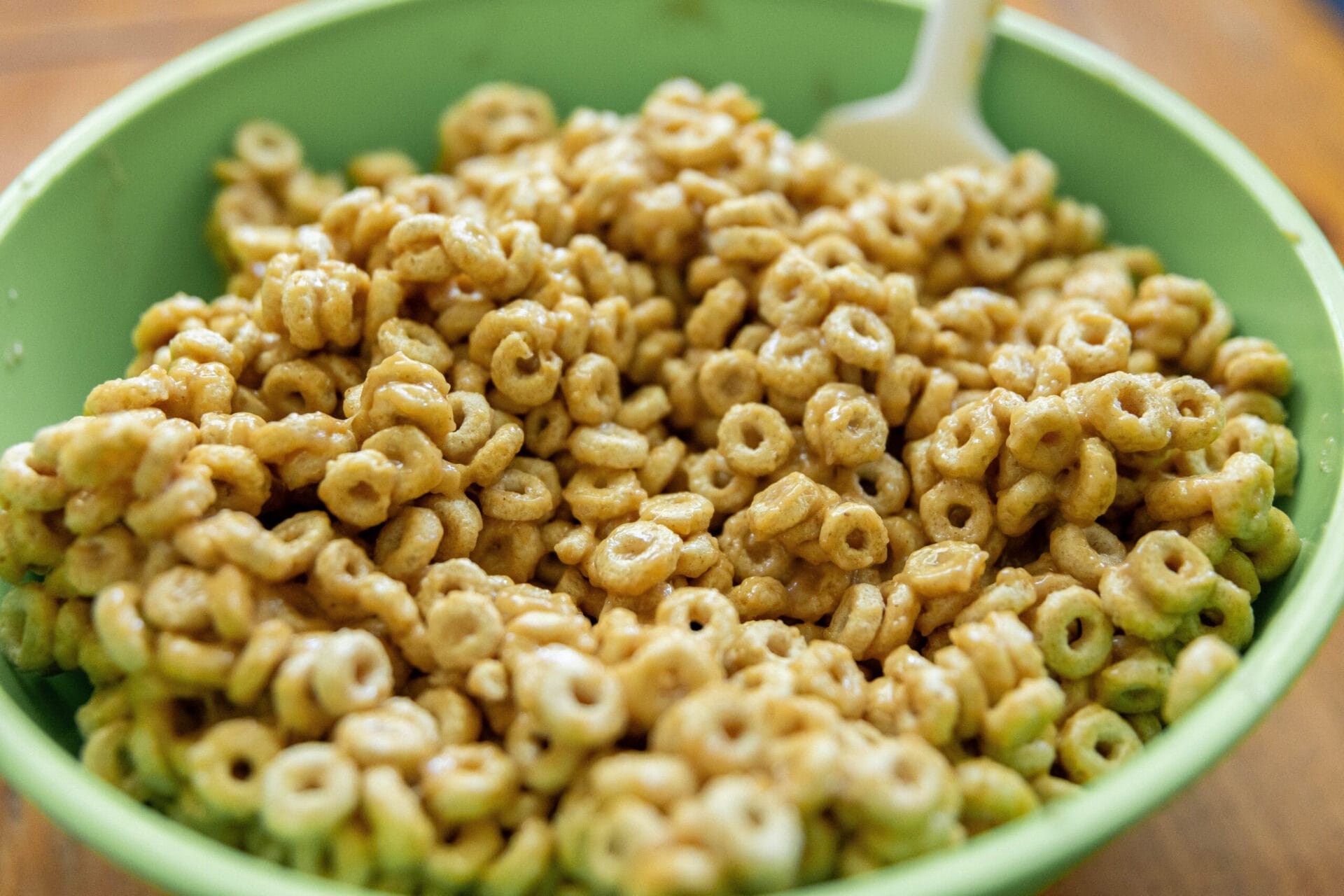 Peanut Butter Cheerios Recipe Easy Homemade Kids Snack Saving Talents