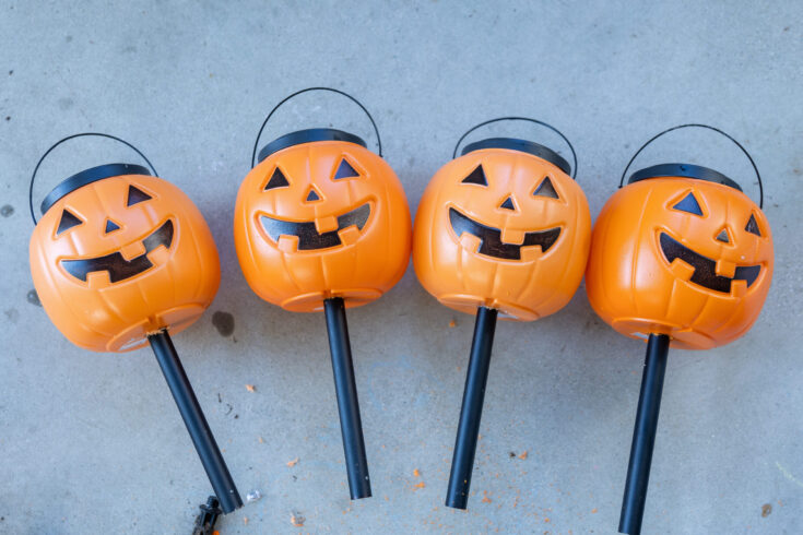 Image for Pumpkin Jack-o-Lantern Solar Light Craft