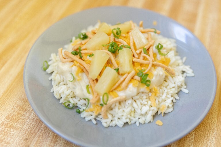 Hawaiian Haystacks with Ranch