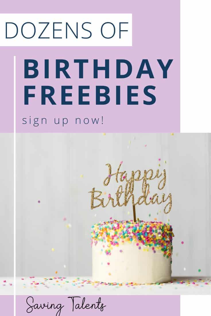 Dozens of Birthday Freebies to Celebrate Saving Talents