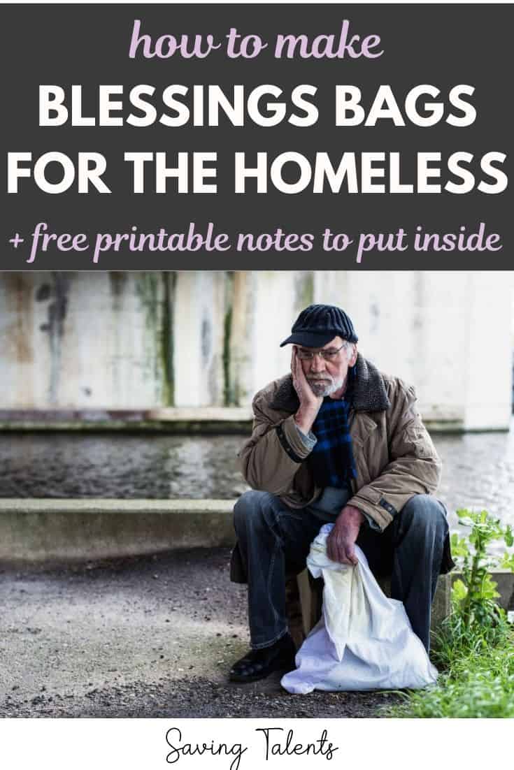 How to Make Blessings Bags for the Homeless + Free Printable