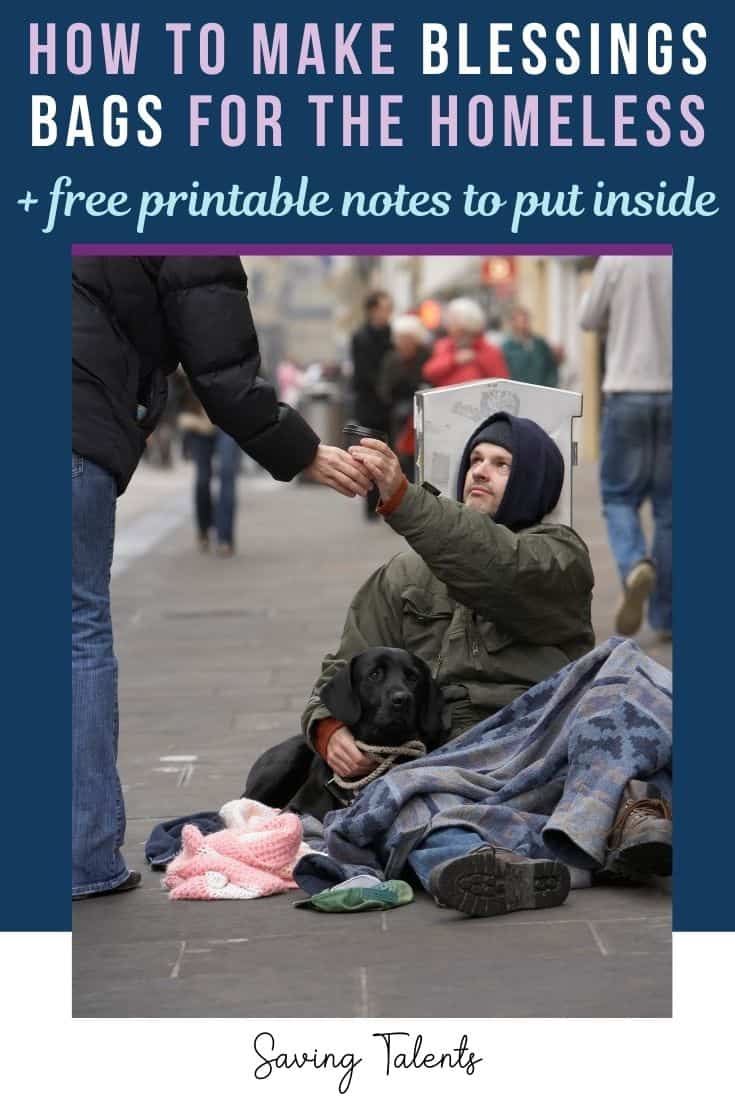 How to Make Blessings Bags for the Homeless + Free Printable