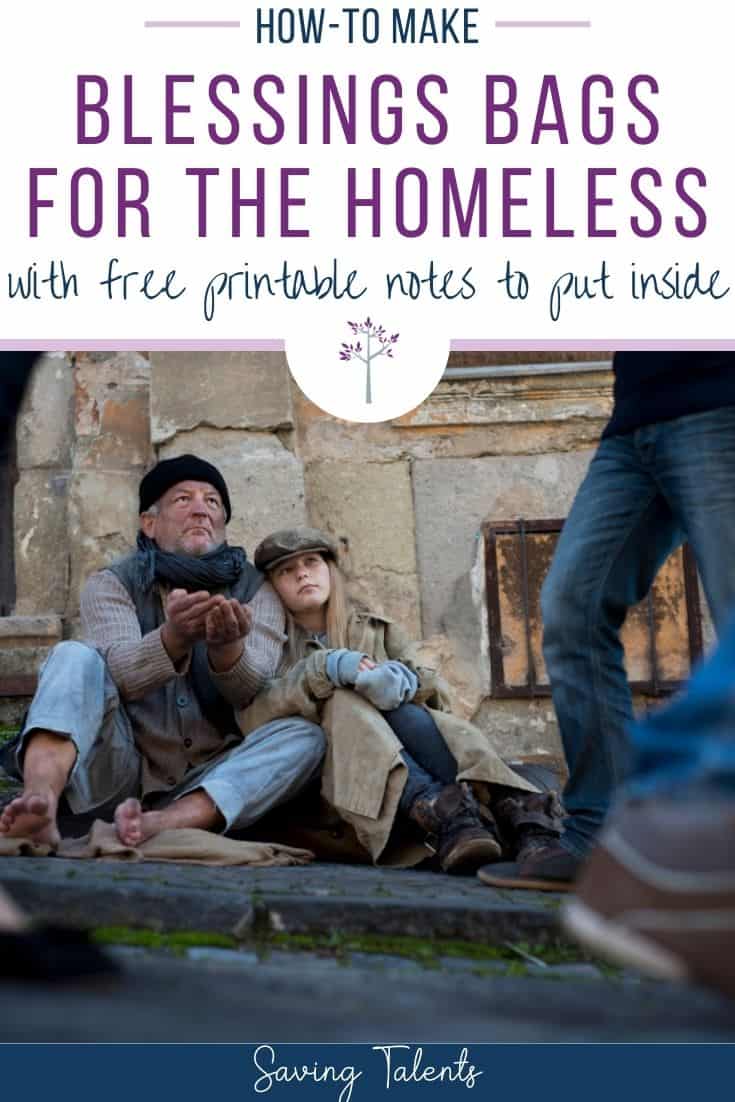 How to Make Blessings Bags for the Homeless + Free Printable