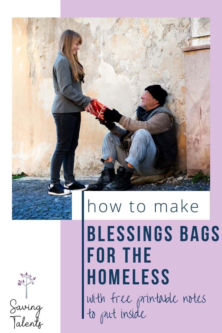 How to Make Blessings Bags for the Homeless + Free Printable