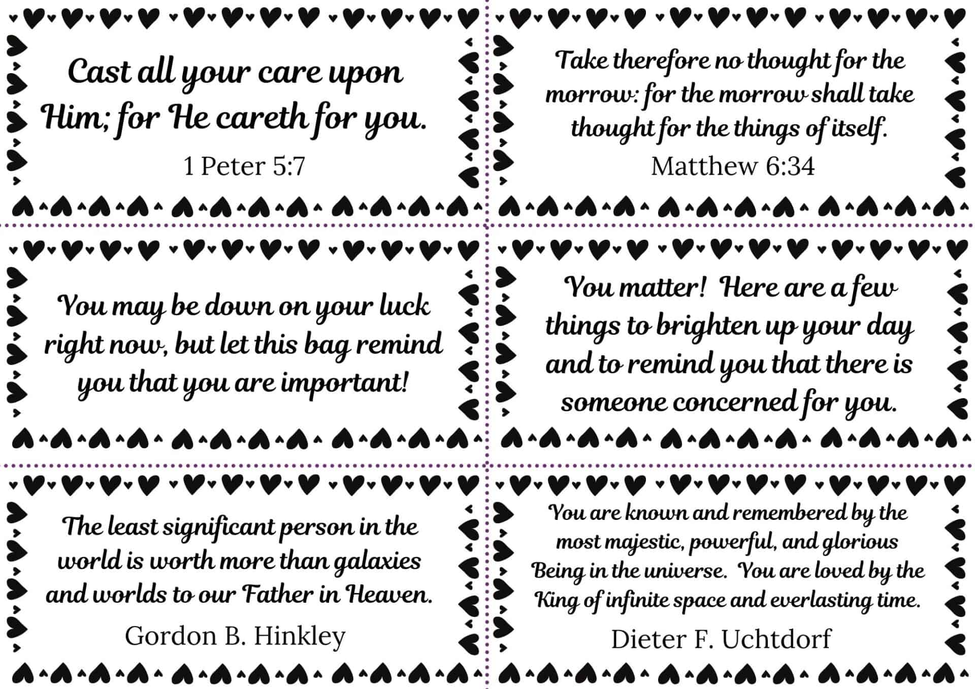 How to Make Blessings Bags for the Homeless + Free Printable