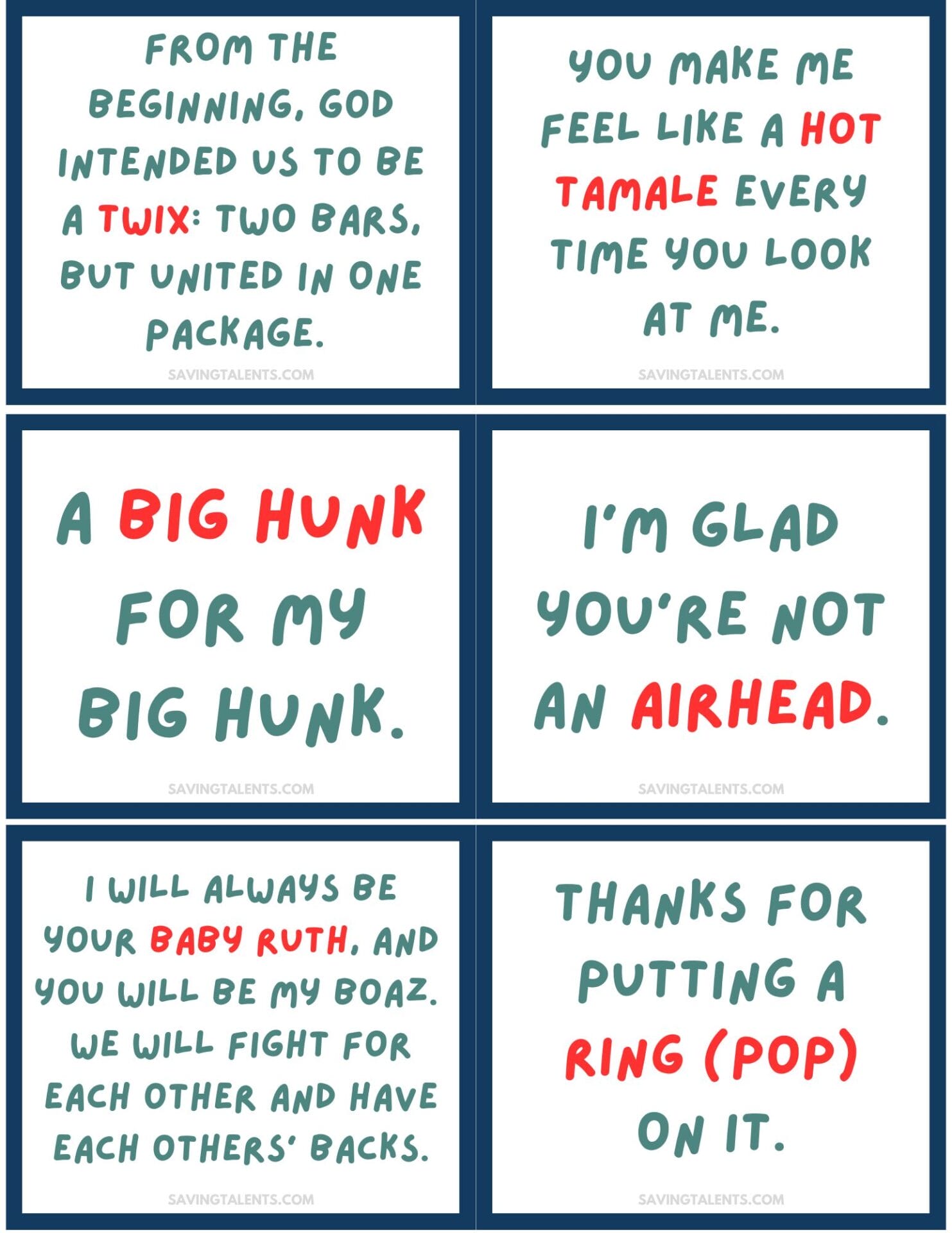 Free Printable Frugal Candy Bar Gift Tags for Husbands - Saving Talents