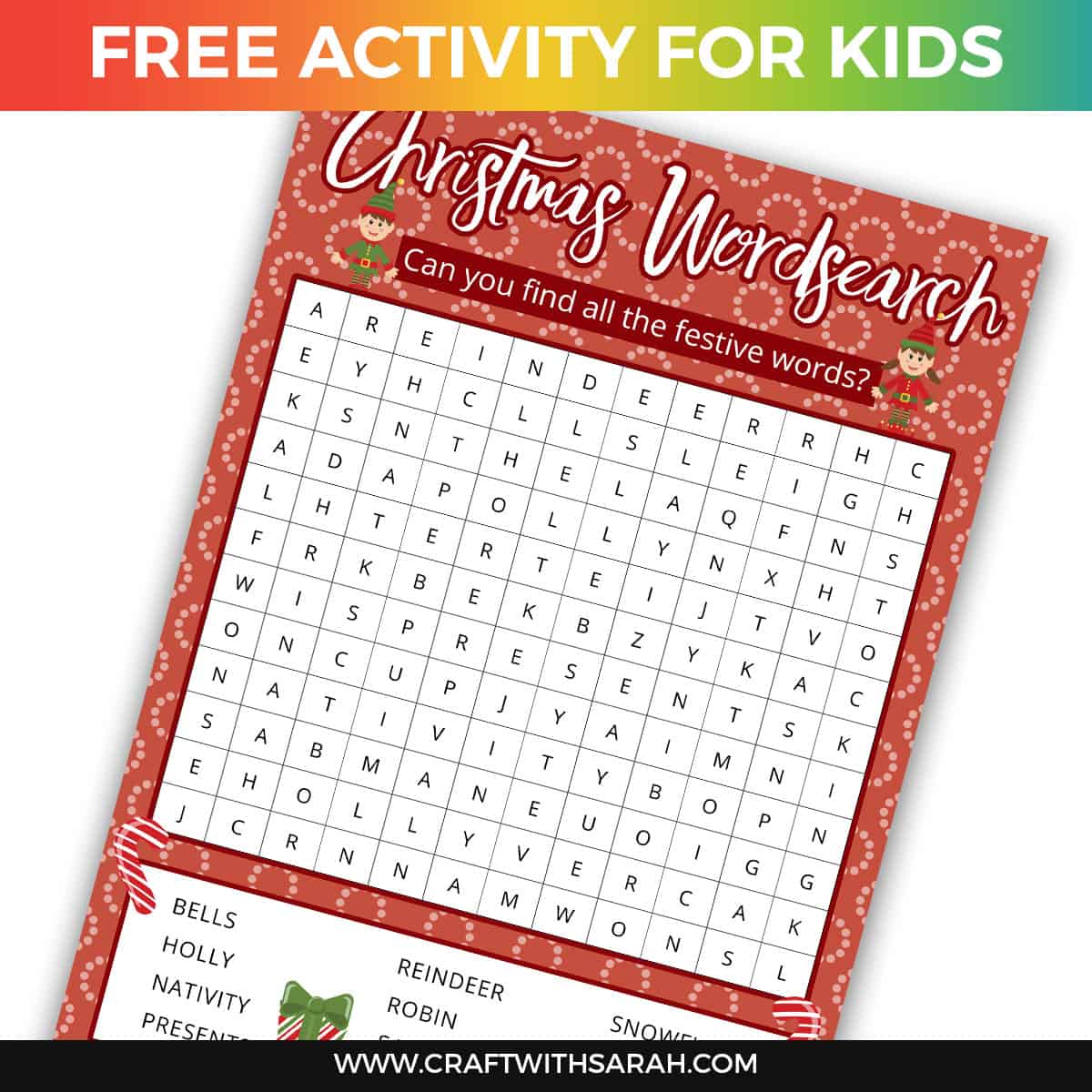 9 Educational Free Christmas Printables &amp; Games For Kids