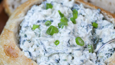 Image for Creamy Spinach Dip with Water Chestnuts