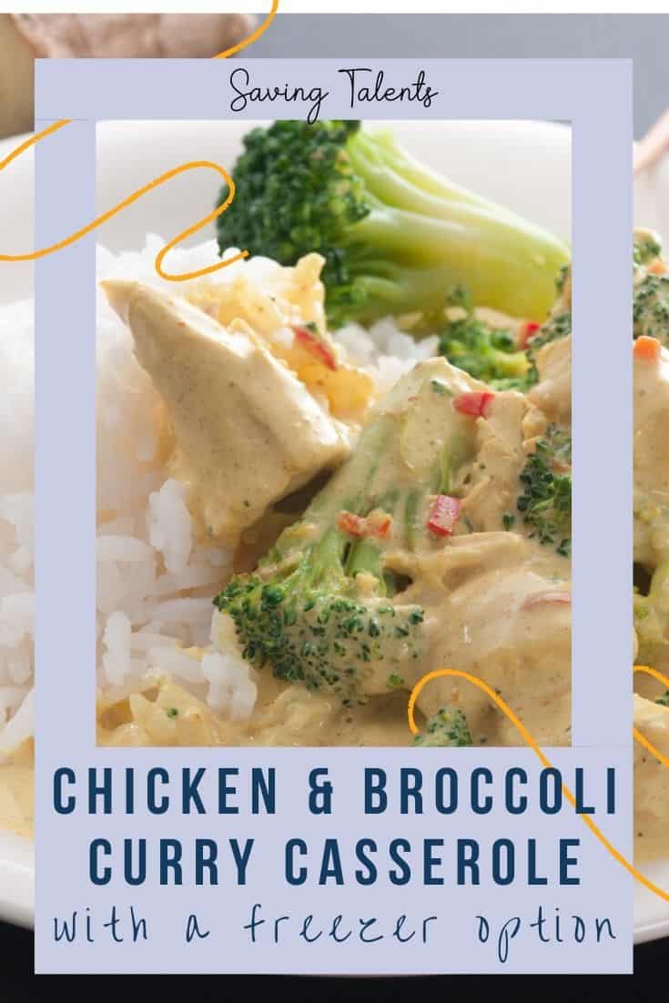 Chicken, Broccoli, & Rice Casserole with Curry Saving Talents