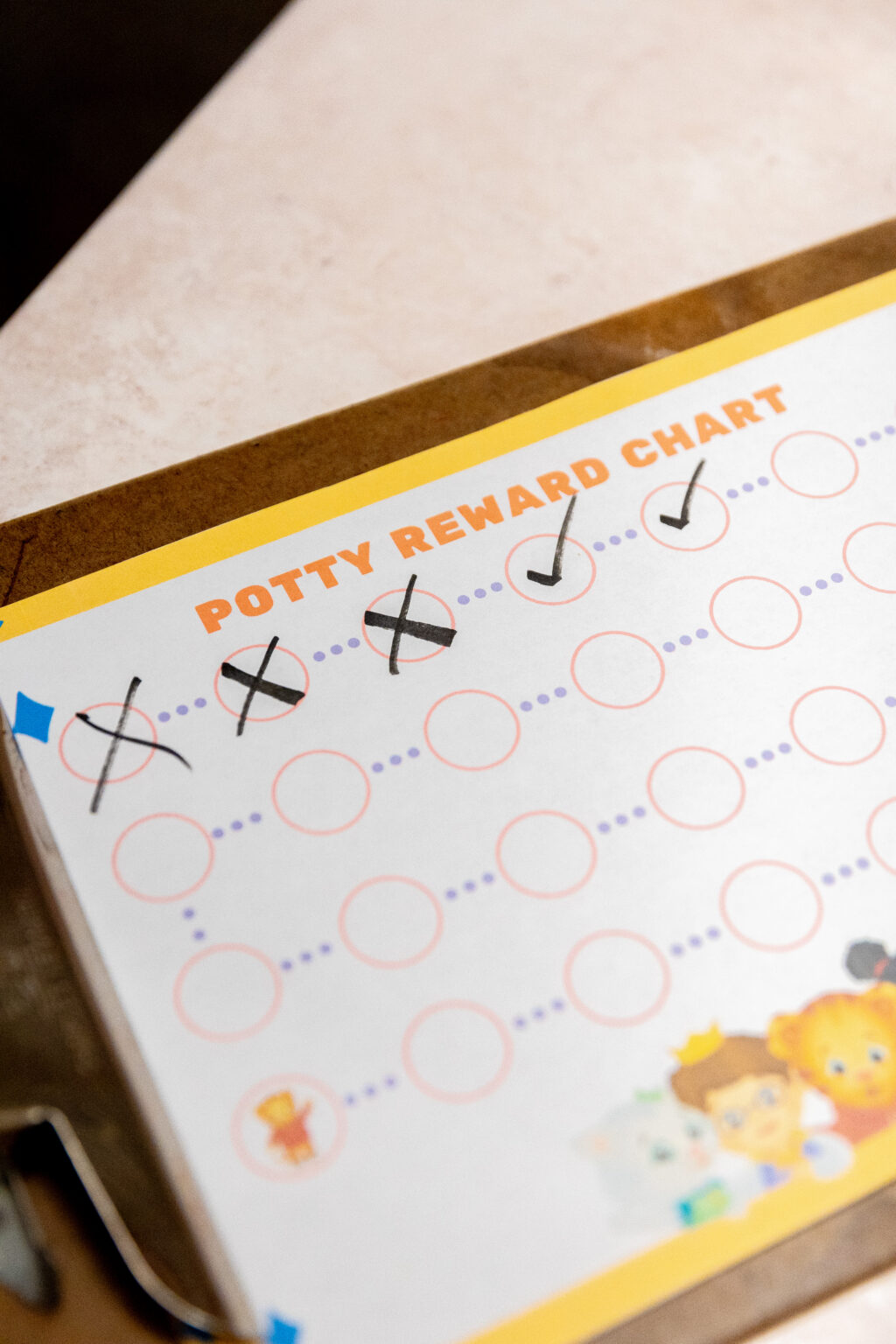Daniel Tiger Potty Training Chart Free Printable - Saving Talents