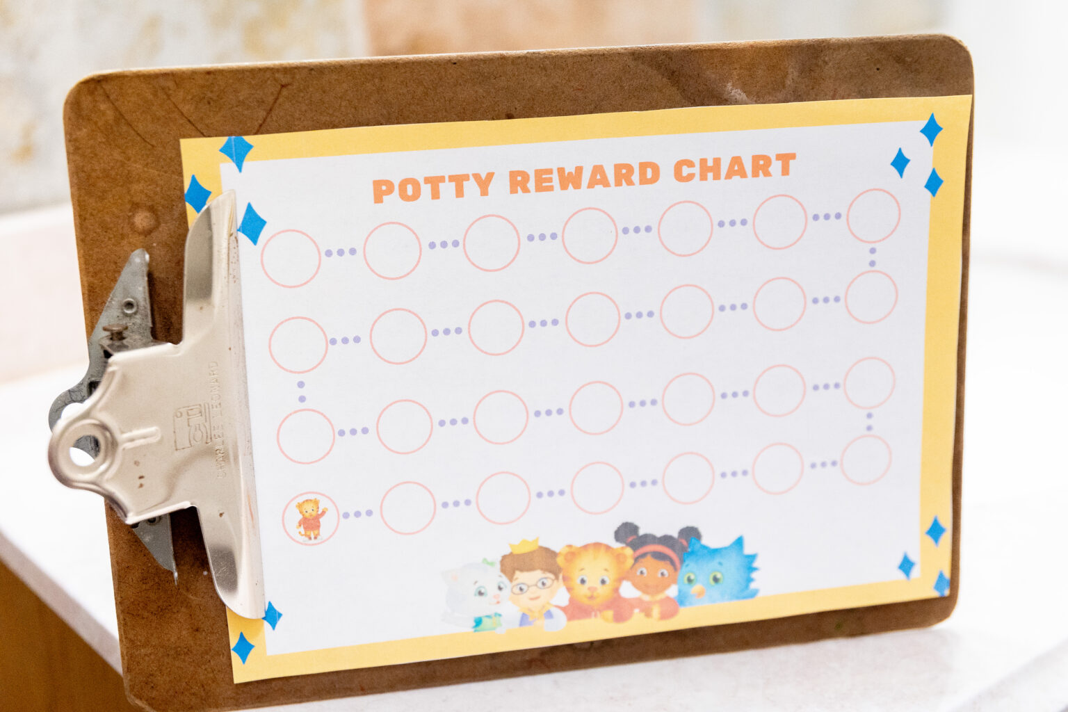 Daniel Tiger Potty Training Chart Free Printable - Saving Talents
