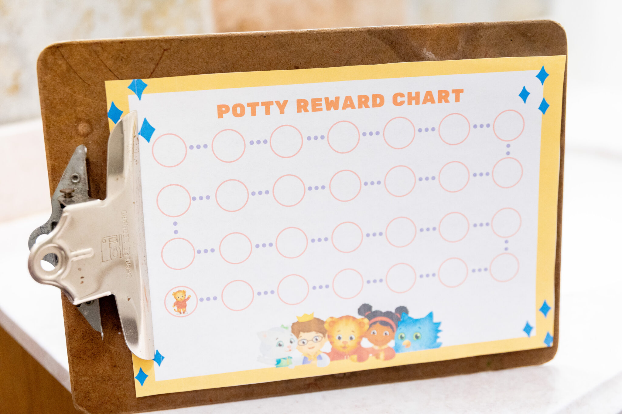 Daniel Tiger Potty Training Chart Free Printable Saving Talents
