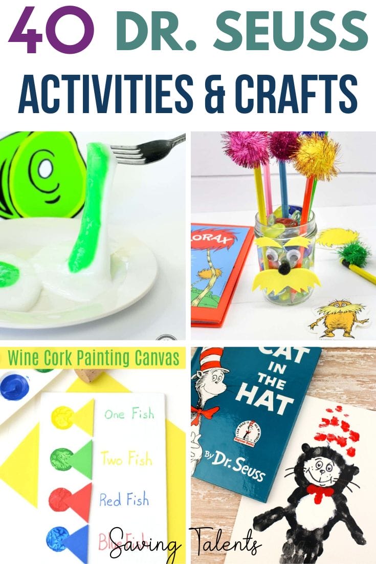 40 Dr. Seuss Crafts and Activities for Kids - Saving Talents