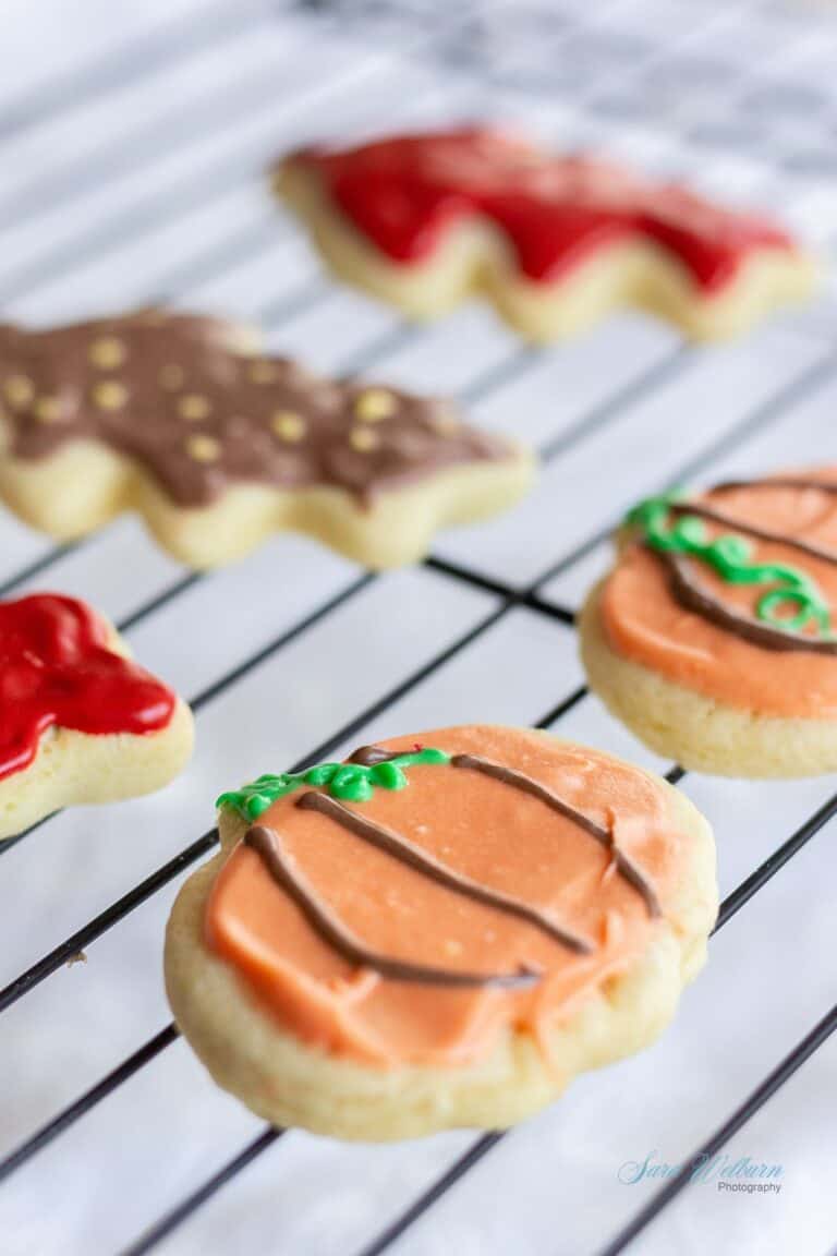 Try Homemade Fall Sour Cream Sugar Cookies with Cream Cheese Frosting