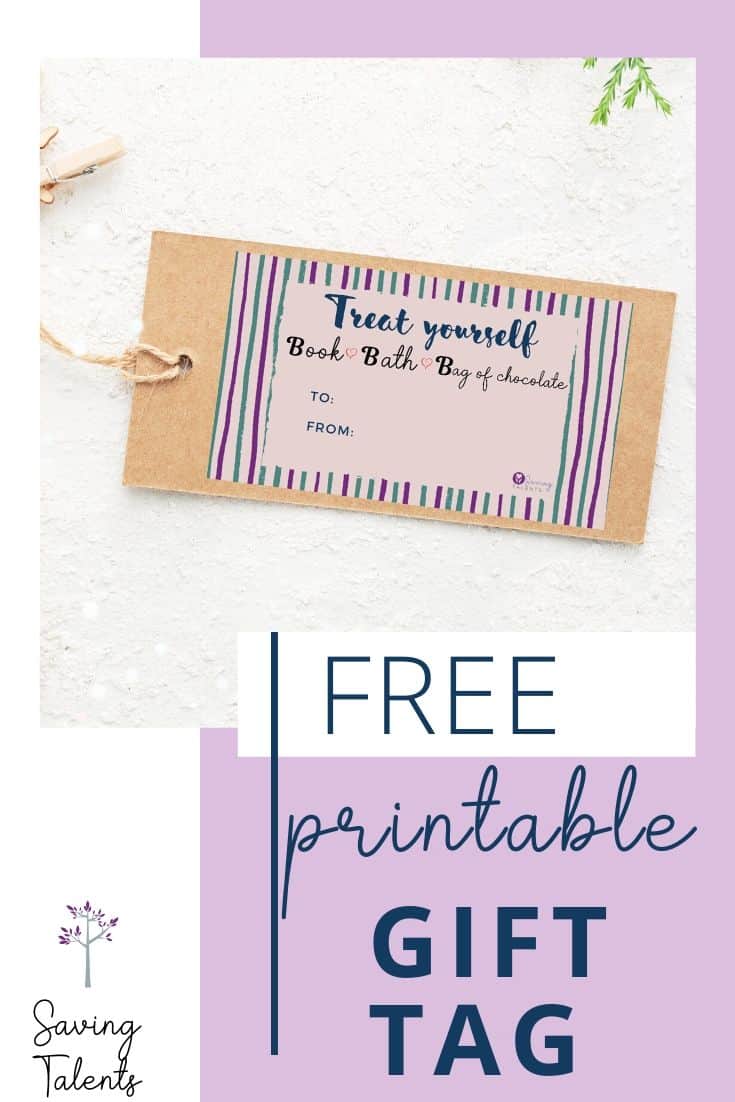 “Treat Yourself” FREE Printable Gift Tags For Your Favorite Woman ...
