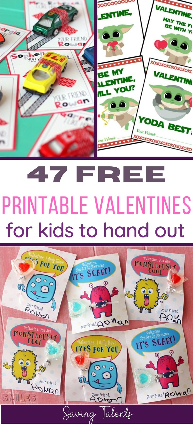 47 Free Printable Valentines Kids Can Make - Saving Talents