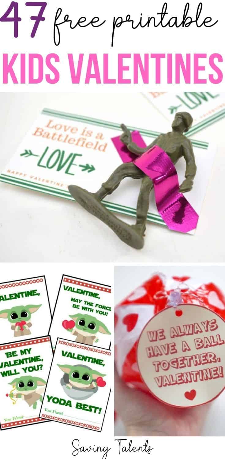 47 Free Printable Valentines Kids Can Make - Saving Talents
