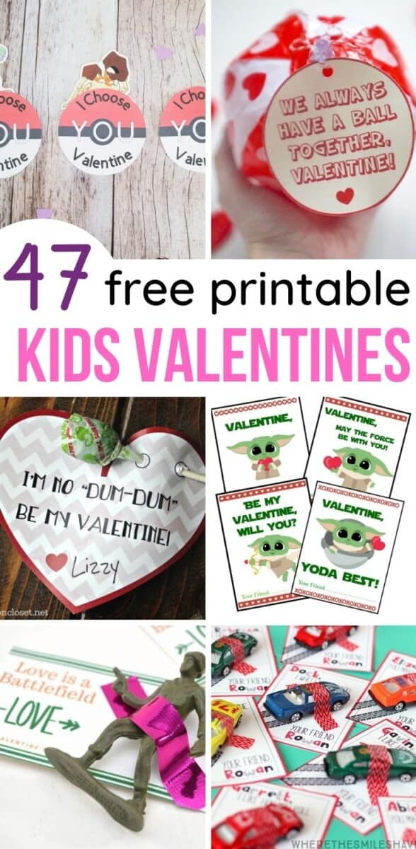47 Free Printable Valentines Kids Can Make - Saving Talents