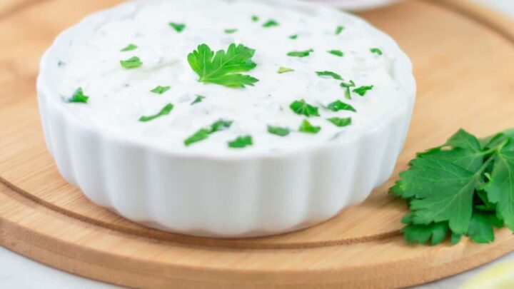 Image for Yogurt Herb Dipping Sauce (Easy 5-Minute Greek Yogurt Dip)