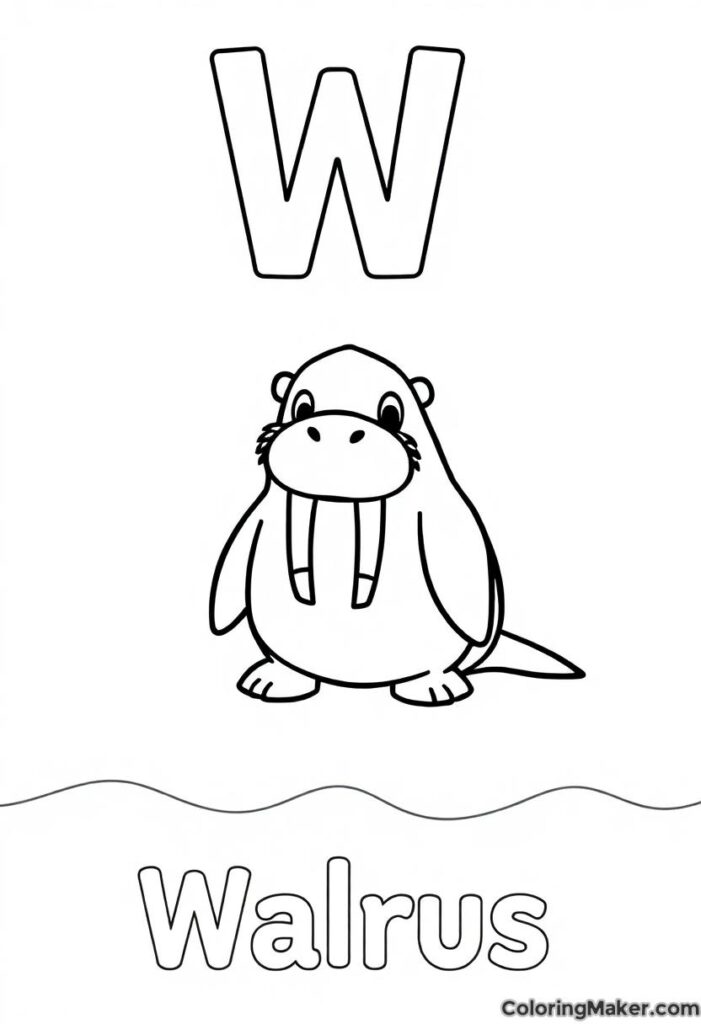 Spring Printable Letters W Free Letter W Worksheets, Crafts, Printables, and Activities - Saving ...