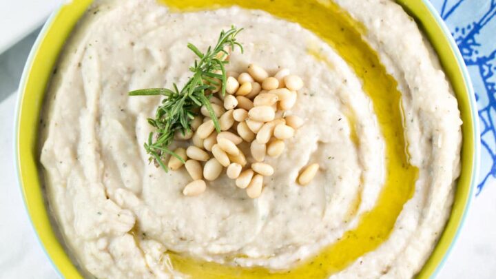 Image for Roasted Garlic White Bean Dip (Vegan + GF)