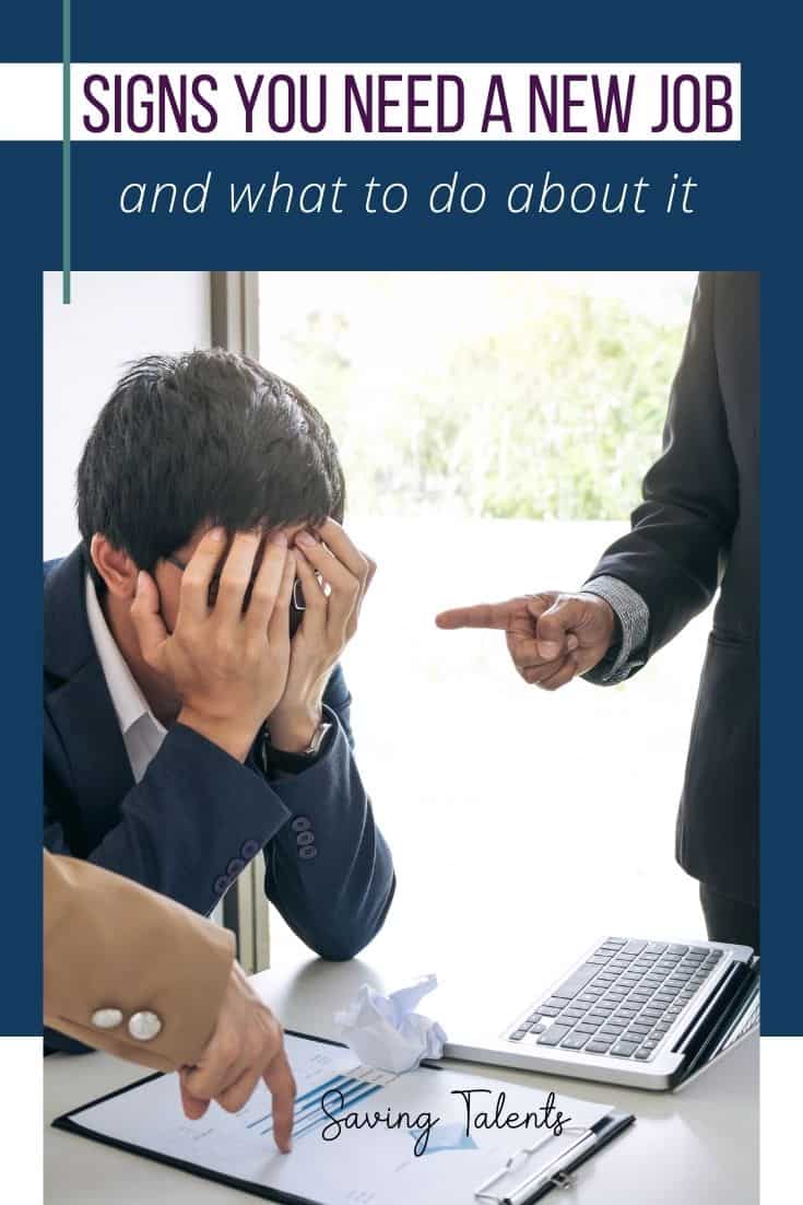 How to Know When It’s Time to Find a New Job Saving Talents