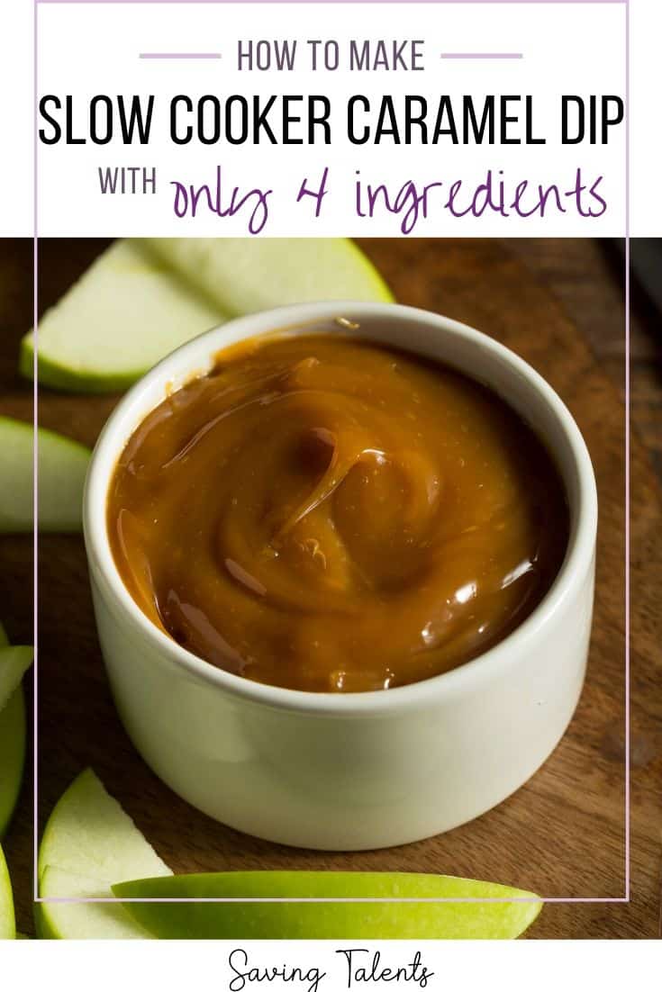 Slow Cooker Caramel Sauce Dip with Just 4 Ingredients!
